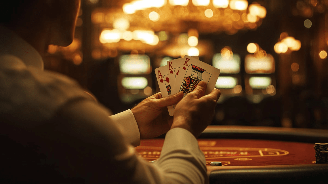 immersive VR gaming in an online casino environment